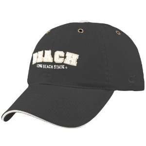 Long Beach State 49ers Black Campus Yard Adjustable Hat:  