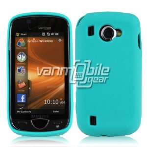 VMG Samsung Omnia 2 i920 Soft Silicone Skin Case Cover   Turquoise 