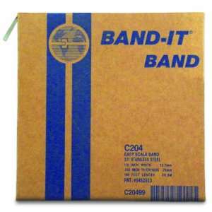 BAND IT C20499 201 Stainless Steel Bright Annealed Finish Band, 1/2 