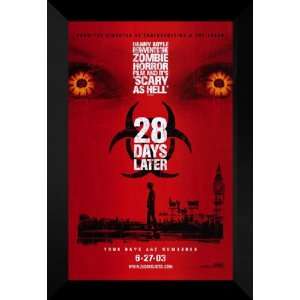  28 Days Later 27x40 FRAMED Movie Poster   Style B 2003 