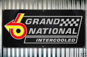 Buick Grand National Intercooled Emblem banner sign 2x4  
