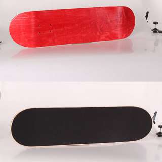 Blank Pro Maple Skateboard Deck 8 Red Non slip Grip  