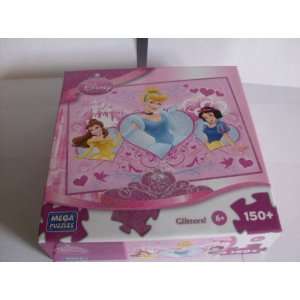   Princess Hearts Glitter Puzzle 150 Pieces by mega Brands: Toys & Games