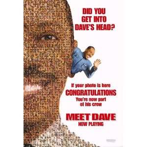 MEET DAVE MOSAIC 27X40 ORIGINAL D/S MOVIE POSTER