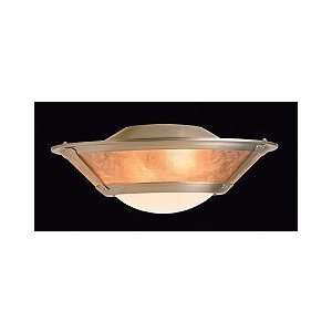   KG1N 546 Two Light Incandescent Mica Light Fixture in Brushed Cocoa