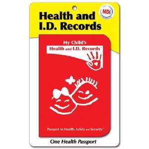 MDI 10020 Child Health Passport   Red  Pack of 12