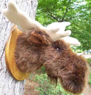 Stuffed Fair Game Moose Head Trophy Mount Made in Maine  