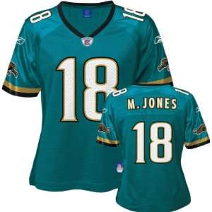  Matt Jones Reebok Teal Replica Jacksonville Jaguars Women 