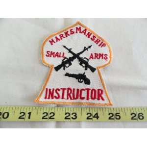  Marksmanship Small Arms Instructor Patch 