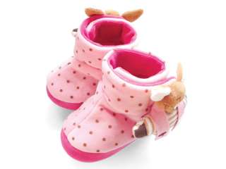 Pink Flocked Warm infant toddler baby Girl boot shoes size 2 3 4 0 