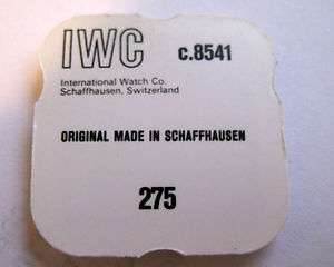 IWC 8541 WATCH SWEEP SECONDS PINION PART NUMBER 275  