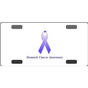 Stomach Cancer Awareness Ribbon Vanity License Plate
