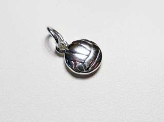 Retired James Avery Sterling Silver Volleyball Charm  