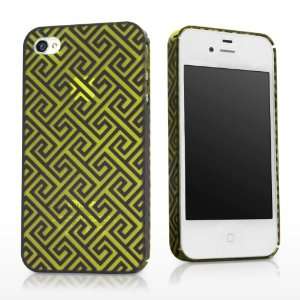   Key Pattern Design   iPhone 4S / 4 Cases and Covers (Yellow) Cell