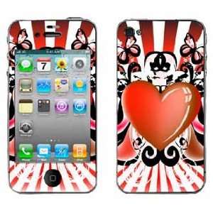  Winged Heart Skin for Apple iPhone 4 4G 4th Generation 