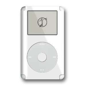  Solid White Design iPod 4G Protective Decal Skin Sticker 