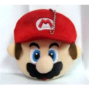  RED Mario Plush Coin Wallet Purse approx 4.5x 4.5 