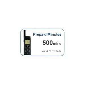    500 Prepaid Minutes for Iridium Satellite Phone Electronics