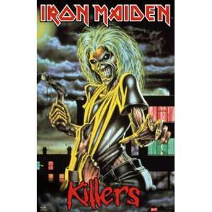  IRON MAIDEN POSTER OF THE KILLERS T AXE METAL RARE 8094 