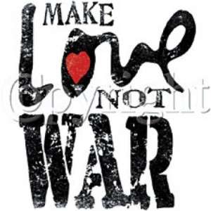 Make Love Not War New Small Garden Flag Banner  