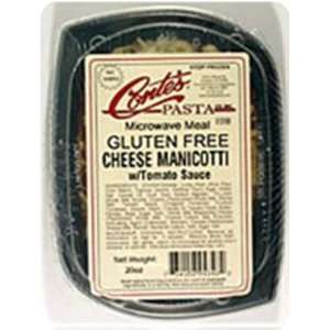 Gluten Free   Cheese Manicotti W/tom Sauce Micro meal Pasta Frozen   6 