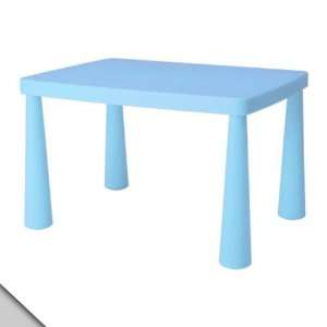Småland Böna IKEA   MAMMUT Childrens table, light blue:  