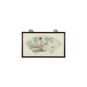   Bamboo Sumi e Japanese Style Framed Wall Art Painting: Home & Kitchen