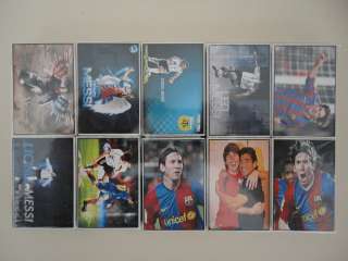 LIONEL MESSI BARCELONA SOCCER FOOTBALL PLAYER COLLECTOR LOT OF 10 