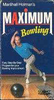 MARSHALL HOLMAN Maximum Bowling John Jowdy VHS  