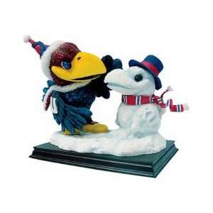  Treasures Kansas Jayhawks Mascot & Snowman Sports 