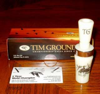TIM GROUNDS LIL ATTITUDE ACRYLIC DUCK CALL IVORY+LNYRD 616337510121 