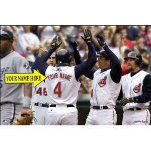 Cleveland Indians Im The Star Customized Print   8x12 Plaque 
