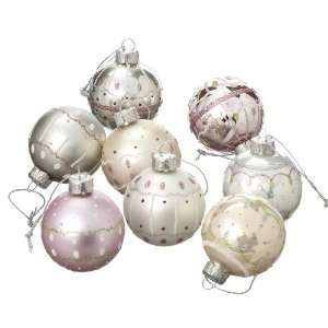  Luster Ball Ornaments Set: Home & Kitchen