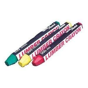  Markal Yellow Lumb Crayon Marker, 80321