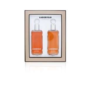  Lagerfeld Gift Set 4.2 Oz EDT + 4.2 After Shave Beauty