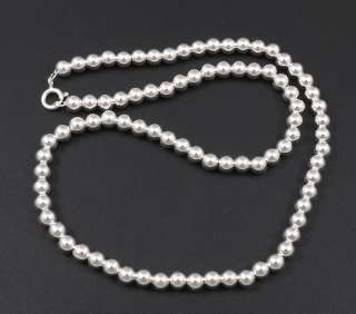 16 BEAD BALL 925 STERLING SILVER WOMANS NECKLACE CHAIN  