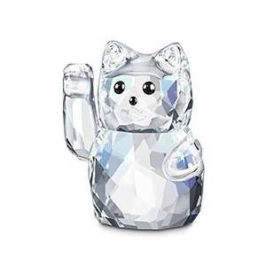    Swarovski Crystal Figurine #1071038 Lucky Cat