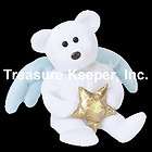 Ty Beanie Baby DIVINE CLASSIC ANGEL Bear w Gold  