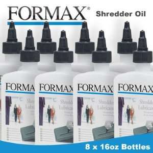  Formax Paper Shredder Oil (8 x 16oz. Bottles) Electronics
