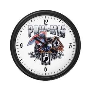  Wall Clock POWMIA All Gave Some Some Gave All Eagle 