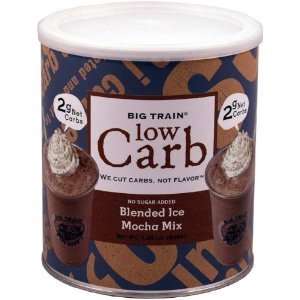 Big Train Low Carb Blended Ice Mocha Mix, 1.85 lb Can  
