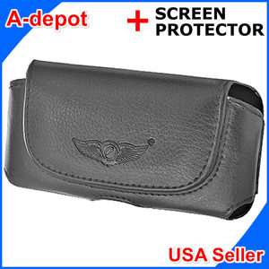 PU Leather Pouch Belt Clip Case for Samsung Exhibit 2 II 4G T679 T 