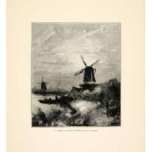  Lodewijk Apol Landscape   Original Halftone Print