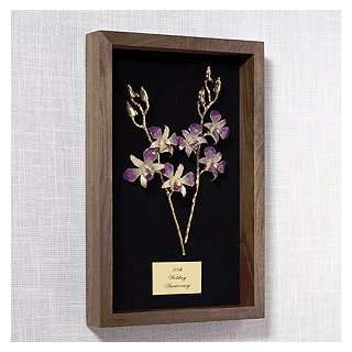   11 Gold Plated Orchids of Love Remembrance Box