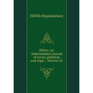  Journal of Social, Political, and Legal Philosophy, Volume 26 JSTOR