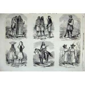  1858 Indians Far West Lipan Pimo Papagos Yuma Diegeno 