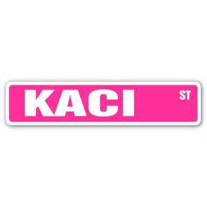 KACI Street Sign name kids childrens room door bedroom 