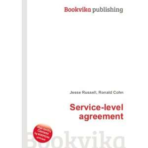  Service level agreement Ronald Cohn Jesse Russell Books