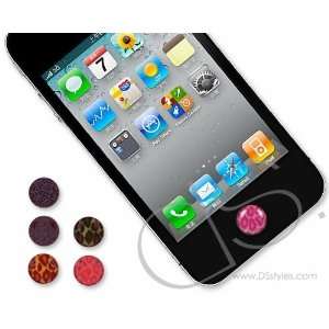   3D Sticker for Home Button   Leopardo Cell Phones & Accessories
