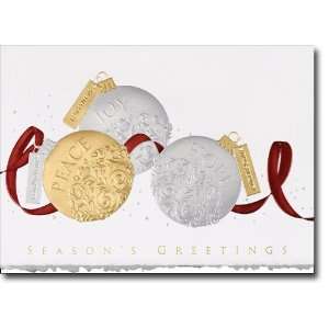 com Birchcraft Studios 5879 Decorative Ornaments   Silver Deckle Edge 